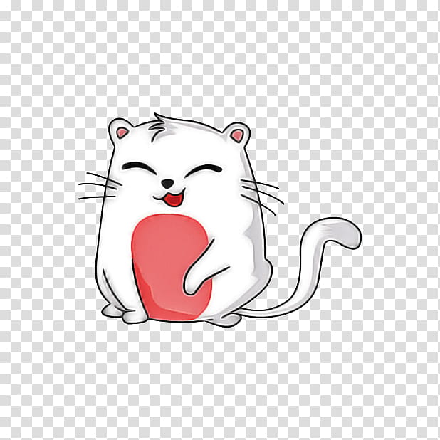 cartoon whiskers tail cat tongue, Cartoon transparent background PNG clipart