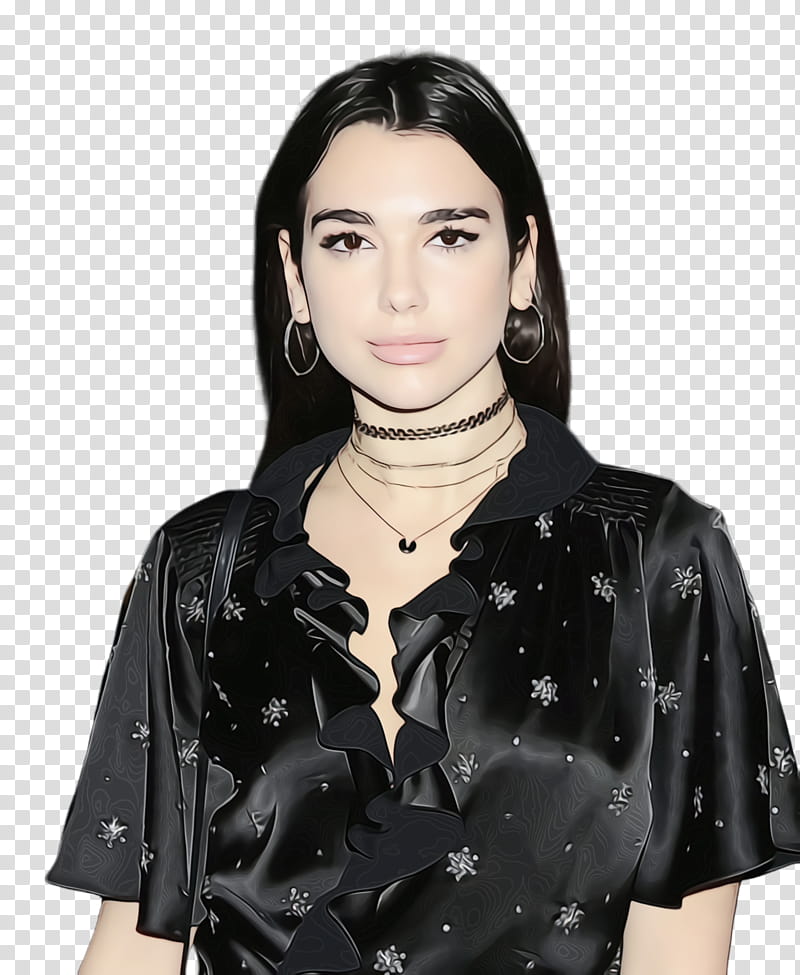 Woman Hair, Dua Lipa, Singer, Music, Outerwear, Blouse, Jacket, Waistcoat transparent background PNG clipart