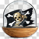 Sphere   the new variation, pirate flag in glass case illustration transparent background PNG clipart