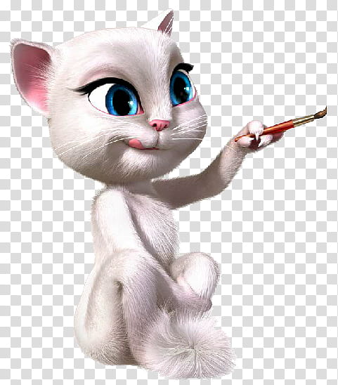 Talking Angela Mega transparent background PNG clipart