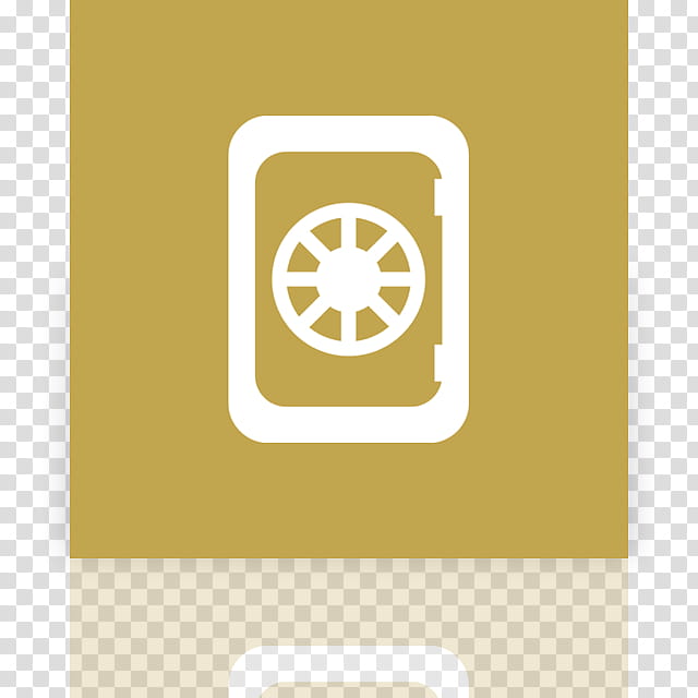 Metro UI Icon Set  Icons, Credential Manager_mirror, yellow and white logo transparent background PNG clipart