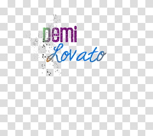 Texto Demi Lovato transparent background PNG clipart thumbnail