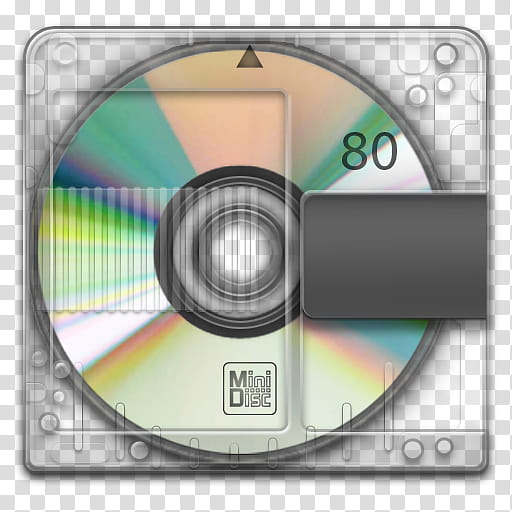 Sony MiniDisc Plastic Icon, MiniDisc, compact disc illustration transparent background PNG clipart
