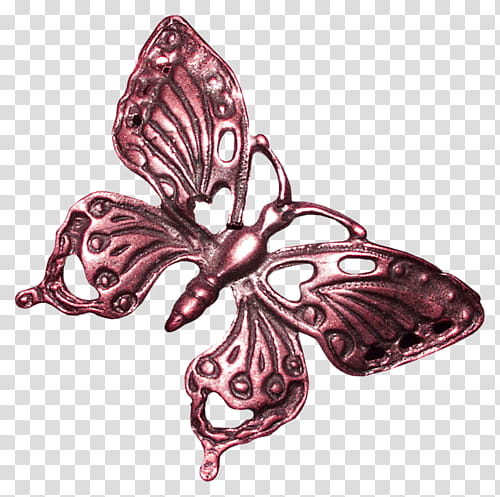red butterfly decor transparent background PNG clipart