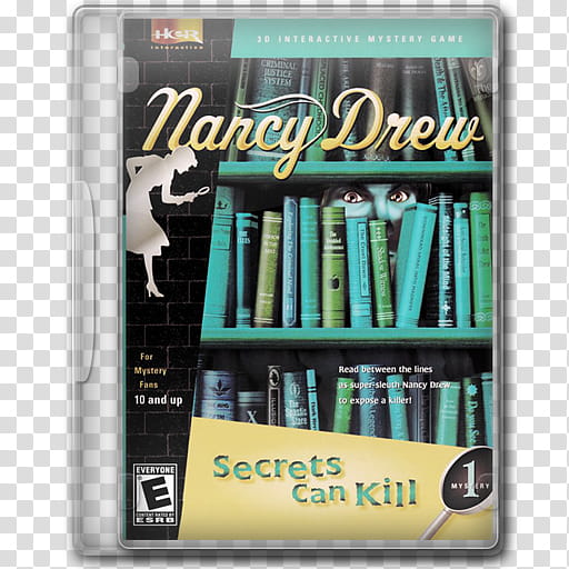 Game Icons , Nancy-Drew--Secrets-Can-Kill, Nancy Drew Secrets Can Kill case transparent background PNG clipart