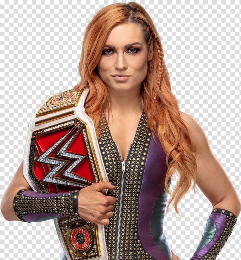 Becky Lynch RAW Women Champion Custom transparent background PNG clipart