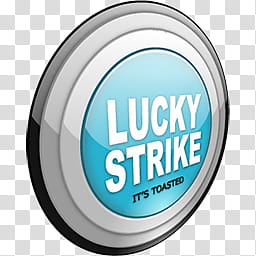 Lucky Strike Dock Icons, P UltraLights x transparent background PNG clipart