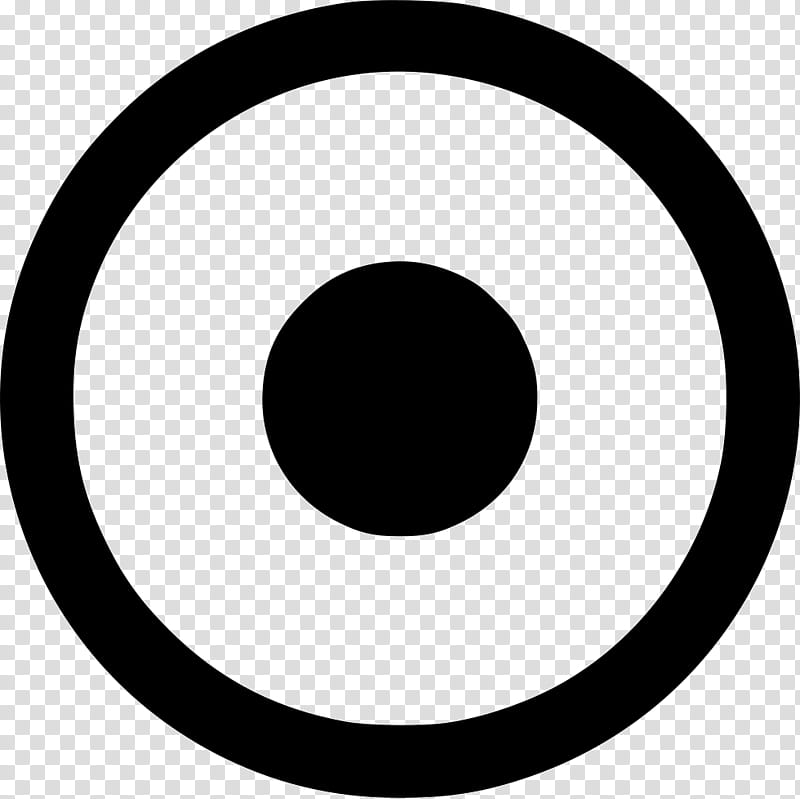 Copyright Symbol, Creative Commons, Logo, Publicdomain Software, Circle, Eye, Blackandwhite, Oval transparent background PNG clipart