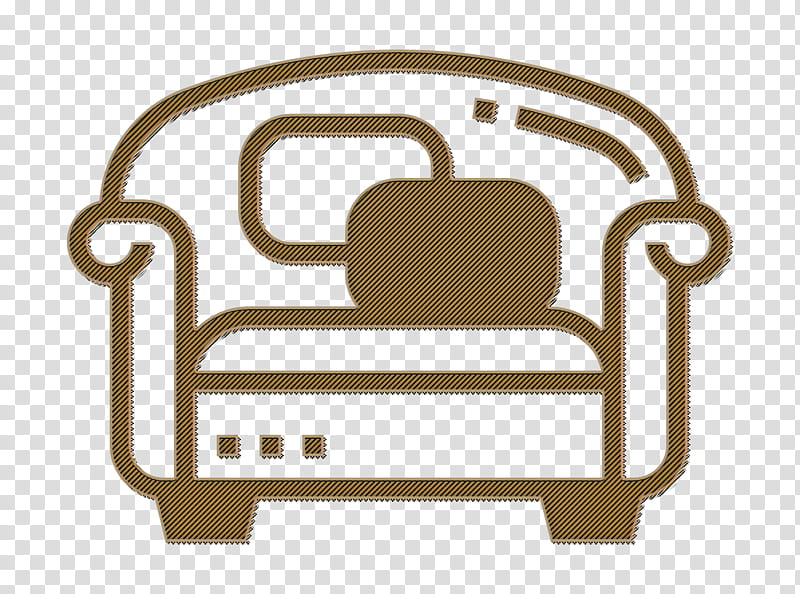 Hotel Services icon Sofa icon, Furniture transparent background PNG clipart