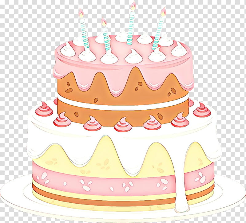 Birthday candle, Cartoon, Cake Decorating Supply, Icing, Food, Baked Goods, Dessert, Pink transparent background PNG clipart
