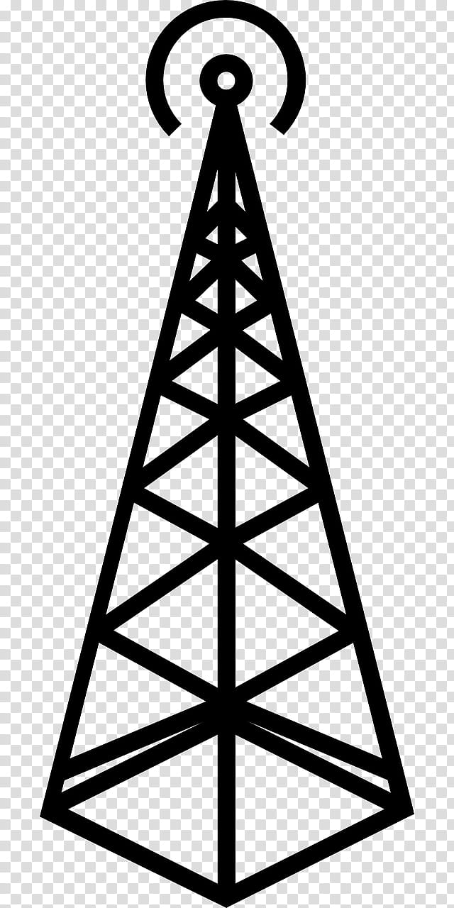 Transmission Drawing Tower - Telecom Tower Drawing, HD Png Download - vhv