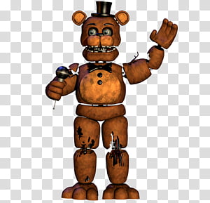 Withered freddy v wip transparent background PNG clipart