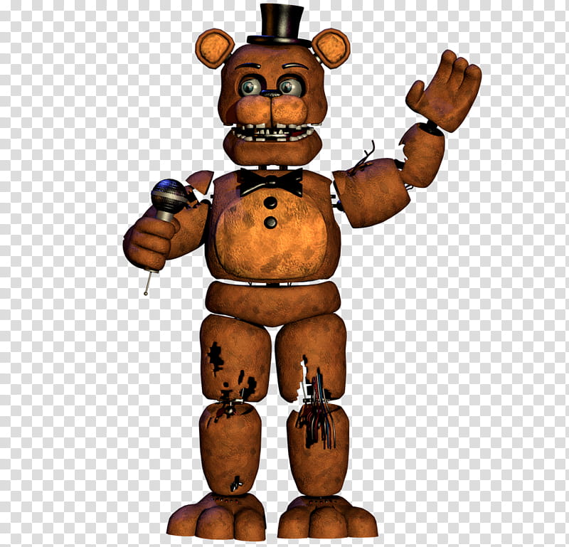 Withered Freddy PNG and Withered Freddy Transparent Clipart Free