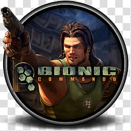 Bionic Commando series icons, Bionic Commando () c transparent background PNG clipart