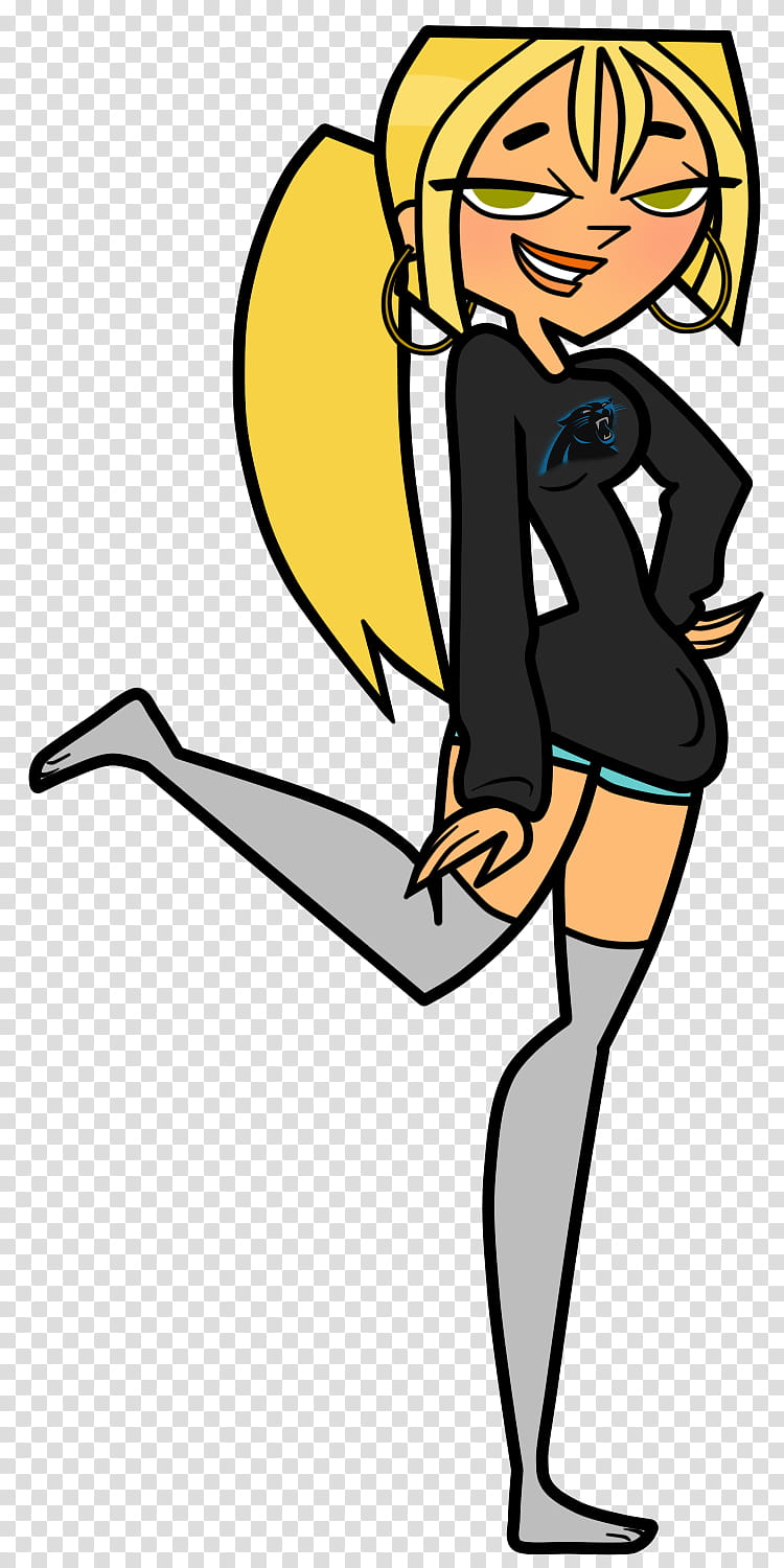 Bridgette Sweater Commission, female character wearing black long-sleeved dress illustration transparent background PNG clipart