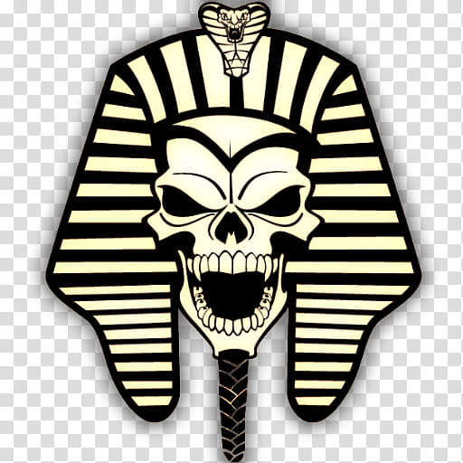 Skull Symbol, Ancient Egypt, Decal, Pharaoh, Death, Sticker, Skull Art, Tutankhamun transparent background PNG clipart