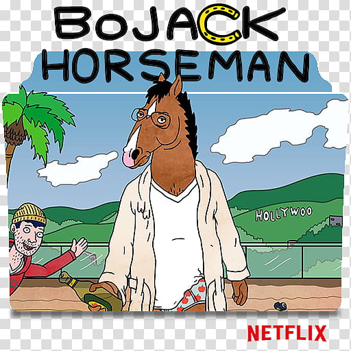 BoJack Horseman series and season folder icons, BoJack Horseman ( transparent background PNG clipart