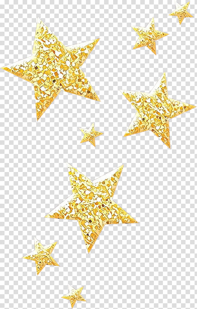 yellow star astronomical object, Cartoon transparent background PNG clipart