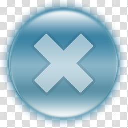 iBlue iCons, cancel transparent background PNG clipart
