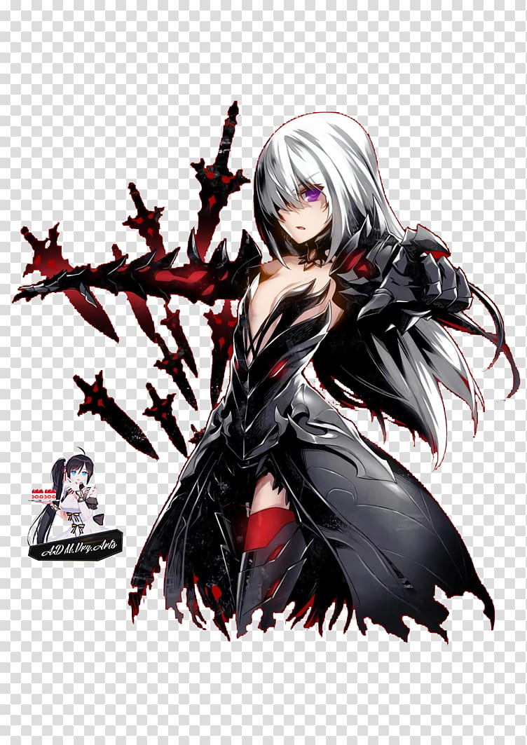 Seulbi Splendor of Darkness Render, female character artwork transparent background PNG clipart