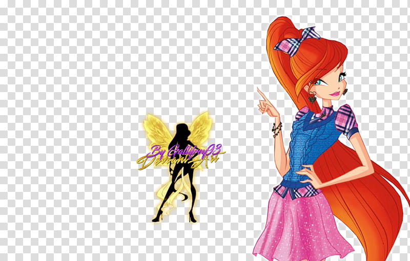 Winx Club Bloom School Uniform Couture transparent background PNG clipart