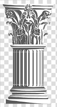 Deco, Corinthian column illustration transparent background PNG clipart