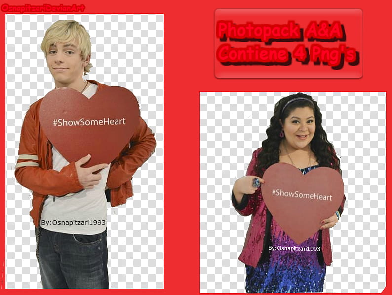 Austin and Ally Show Some Heart transparent background PNG clipart