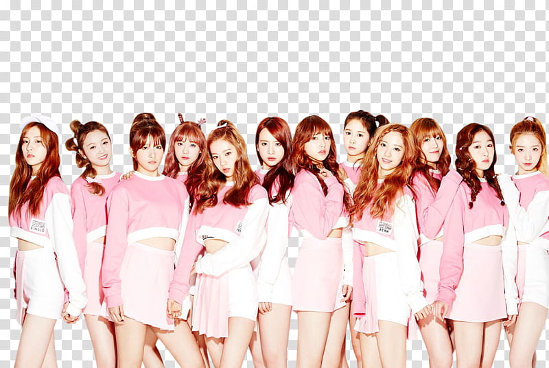 Cosmic Girls WJSN, woman wearing pink shirt transparent background PNG clipart