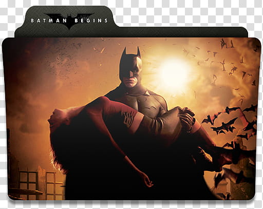 The Dark Knight Trilogy Folder Icon , Folder  transparent background PNG clipart