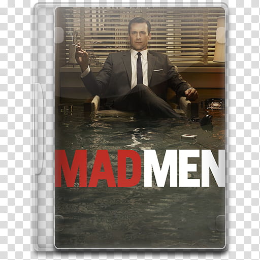 TV Show Icon , Mad Men, Mad Men DVD case transparent background PNG clipart