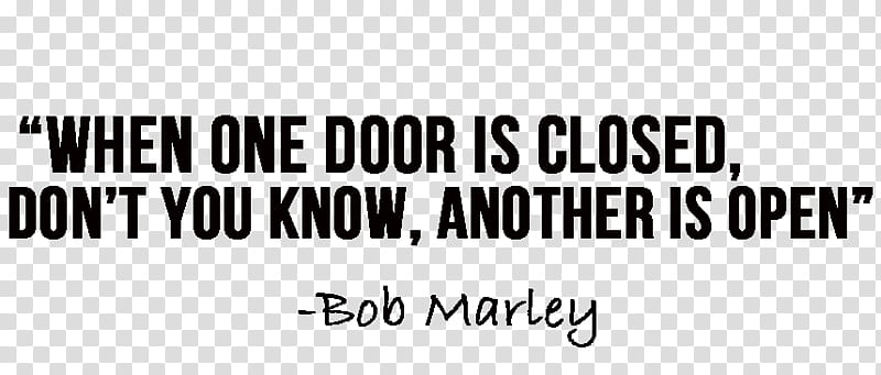 Frase de Bob Marley transparent background PNG clipart