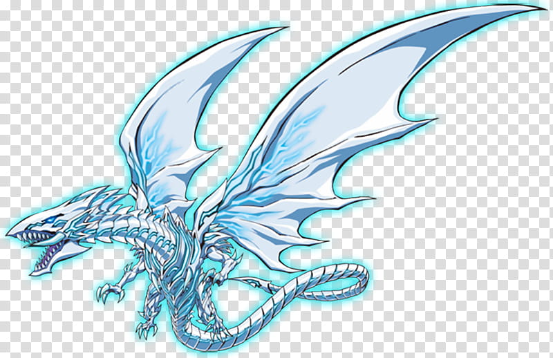 Blue Eyes Alternative White Dragon render, white dragon illustration transparent background PNG clipart