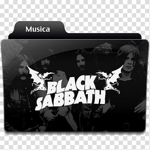 Folder of my bands vol , black sabbath folder transparent background PNG clipart