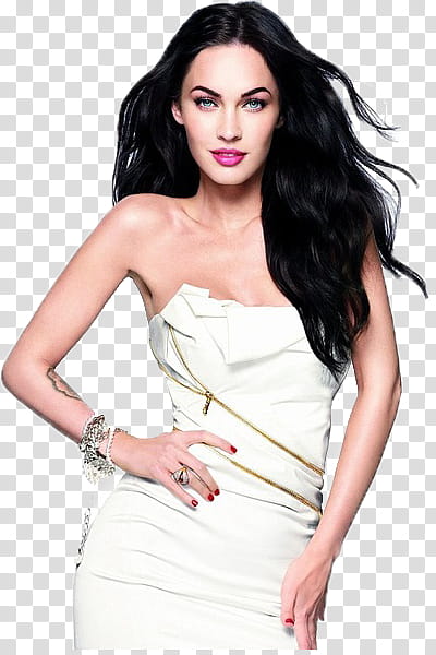 Megan Fox transparent background PNG clipart