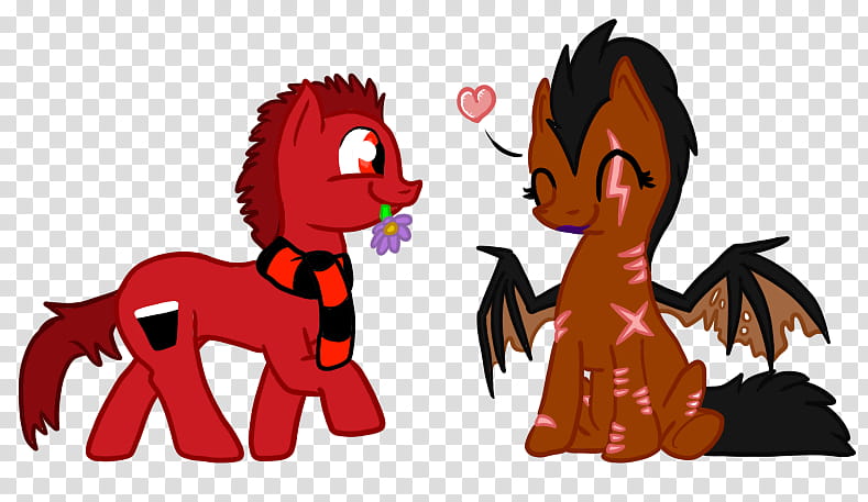 Comm: Thorn and Xena, MLP transparent background PNG clipart