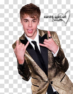 Super MEGA Justin Bieber, women's black and white long sleeve dress transparent background PNG clipart