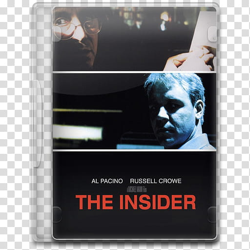 Movie Icon Mega , The Insider, The Insider DVD case transparent background PNG clipart