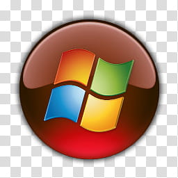 Windows Orbs, red Microsoft Windows logo transparent background PNG clipart
