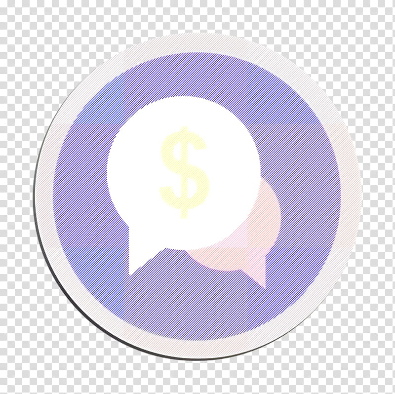 bubble icon chat icon dollar icon, Purple, Violet, Circle, Atmosphere, Sky, Full Moon, Logo transparent background PNG clipart
