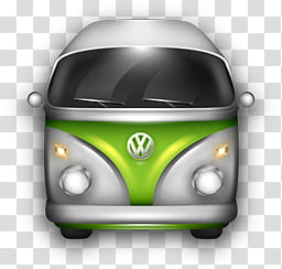 Love Ride, green and grey Volkswagen Type  transparent background PNG clipart
