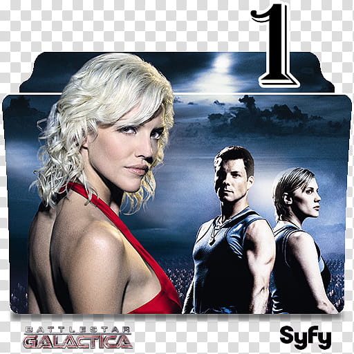 Battlestar Galactica series and season folder icon, Battlestar Galactica (') S ( transparent background PNG clipart