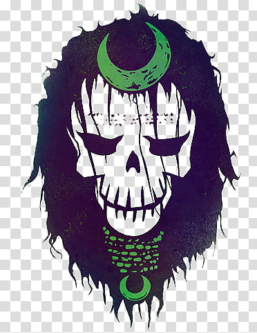 Enchantress Skull Suicide Squad transparent background PNG clipart
