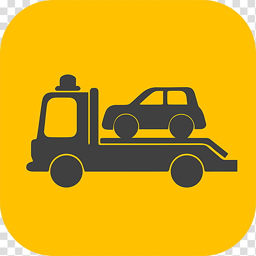 Yellow Circle, Car, Tow Truck, Towing, Roadside Assistance, Text, Line, Area transparent background PNG clipart