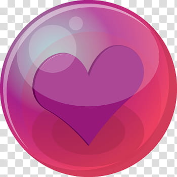 Heart Bubble Icons, purple, heart logo transparent background PNG clipart