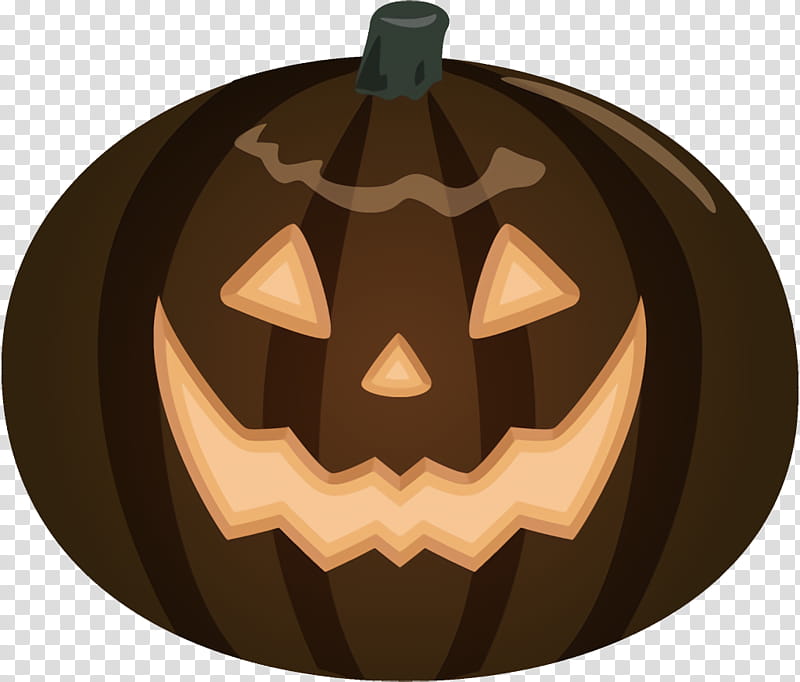 Jack-o-Lantern Halloween pumpkin carving, Jack O Lantern, Halloween , Calabaza, Jackolantern, Orange, Brown, Cucurbita transparent background PNG clipart