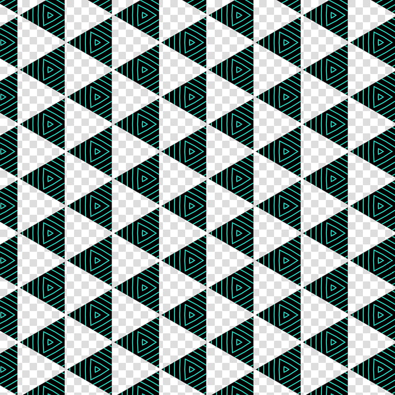 Green triangles pattern, white and green triangles transparent background PNG clipart