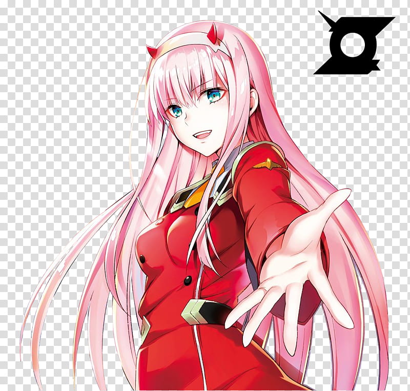 Zero Two Render Anime Girl Render, female anime character illustration transparent  background PNG clipart | HiClipart