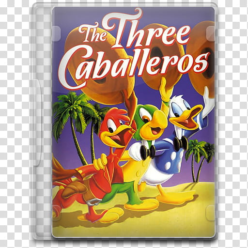 Movie Icon Mega , The Three Caballeros, The Three Caballeros movie poster transparent background PNG clipart