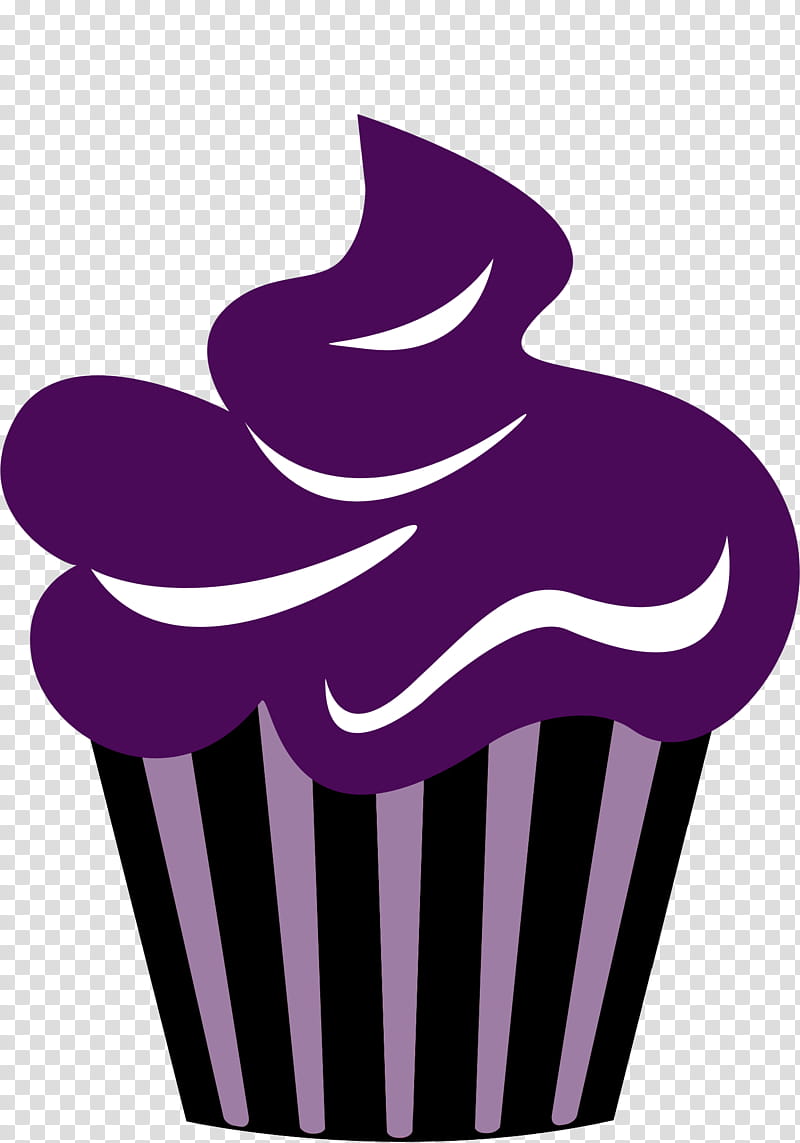 Cupcakes , purple cupcake drawing transparent background PNG clipart