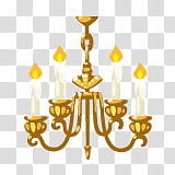 Chandelier , brown and white uplight candle chandelier transparent background PNG clipart